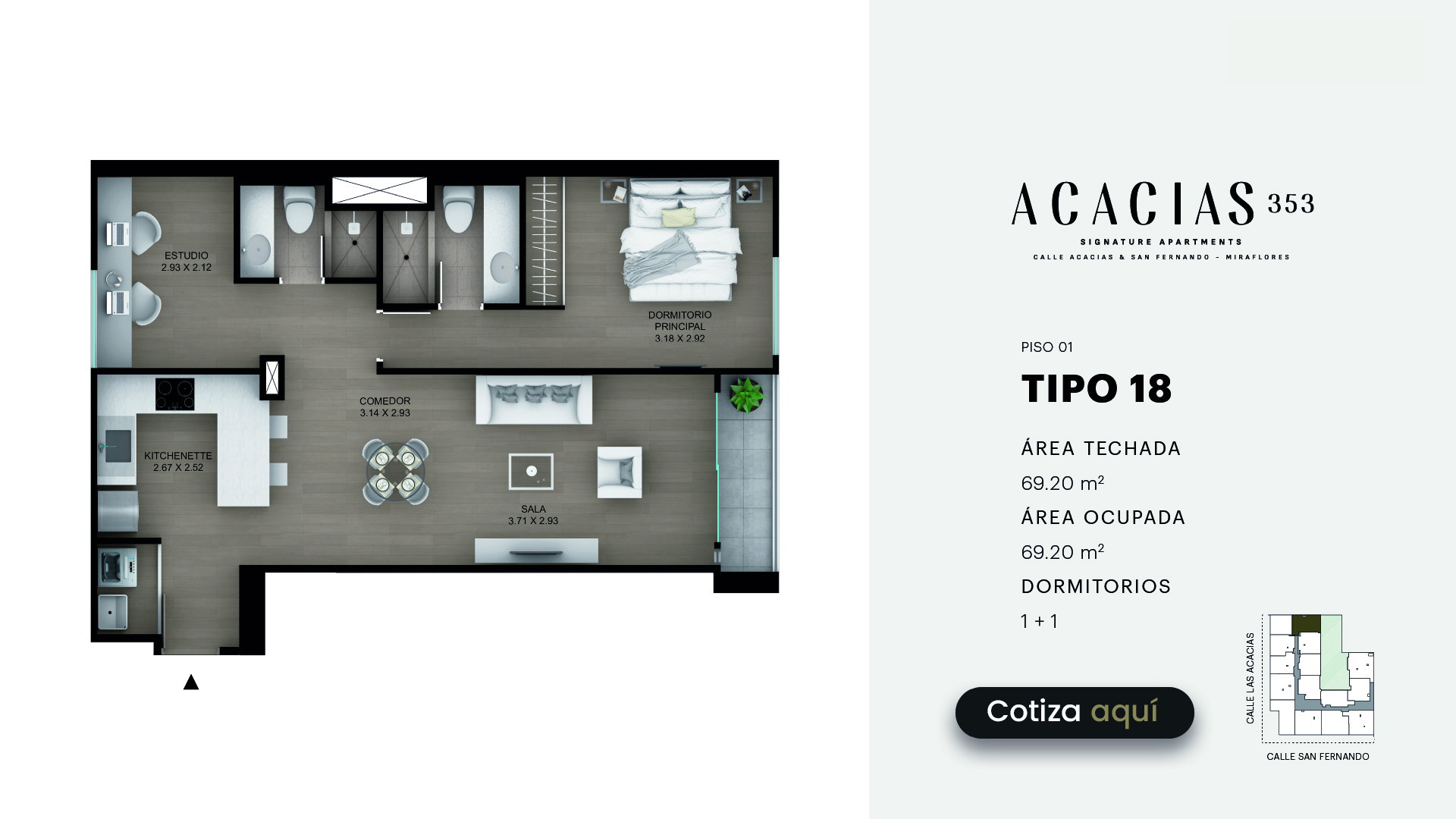 Mesa de trabajo 54-100