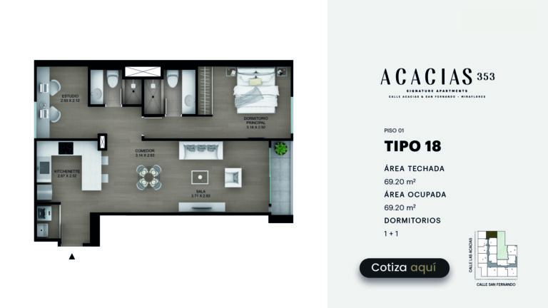 Mesa de trabajo 54-100