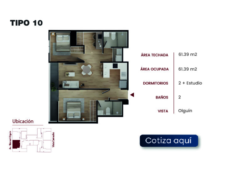 Mesa de trabajo 25-100